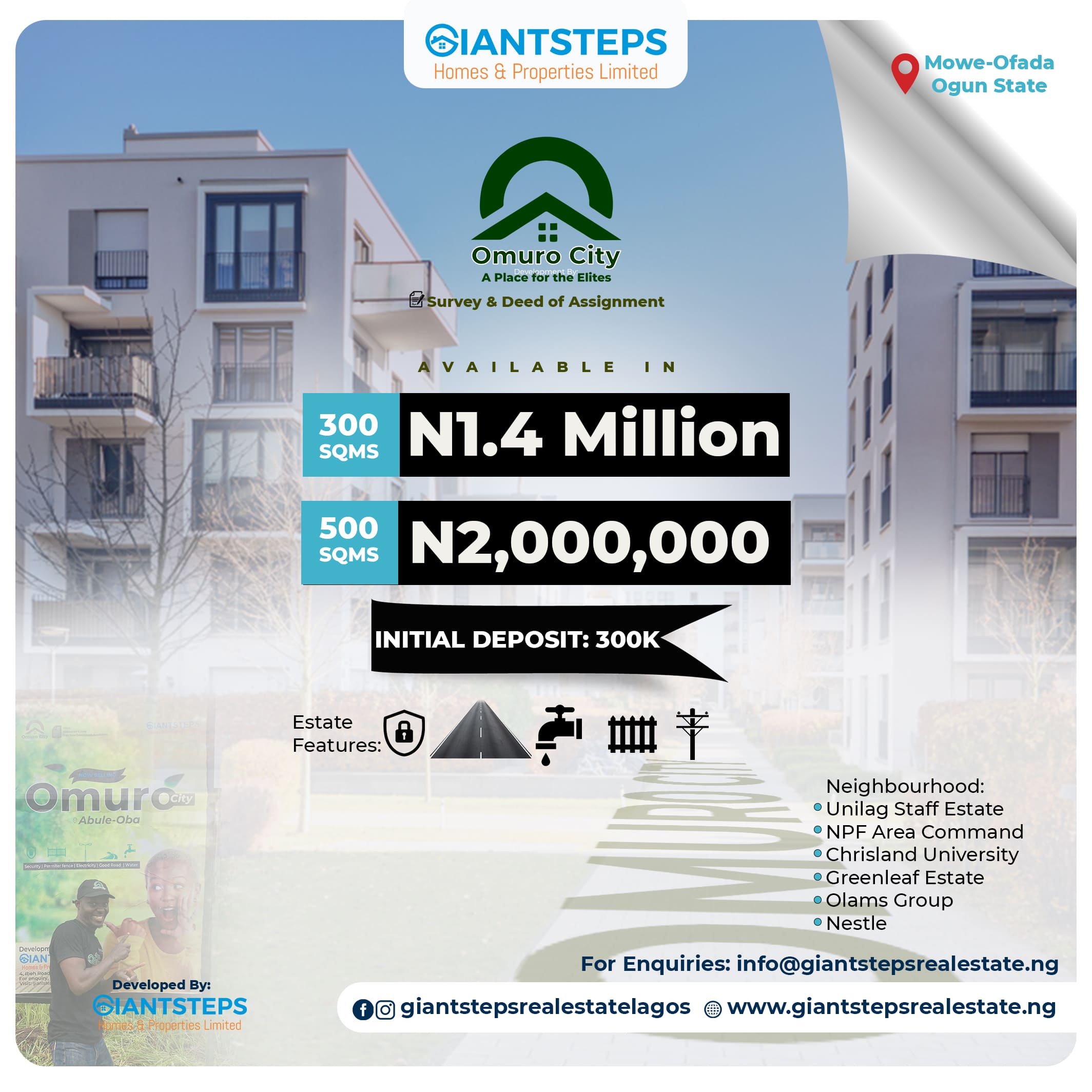 Omuro City Estate, Mowe/Ofada